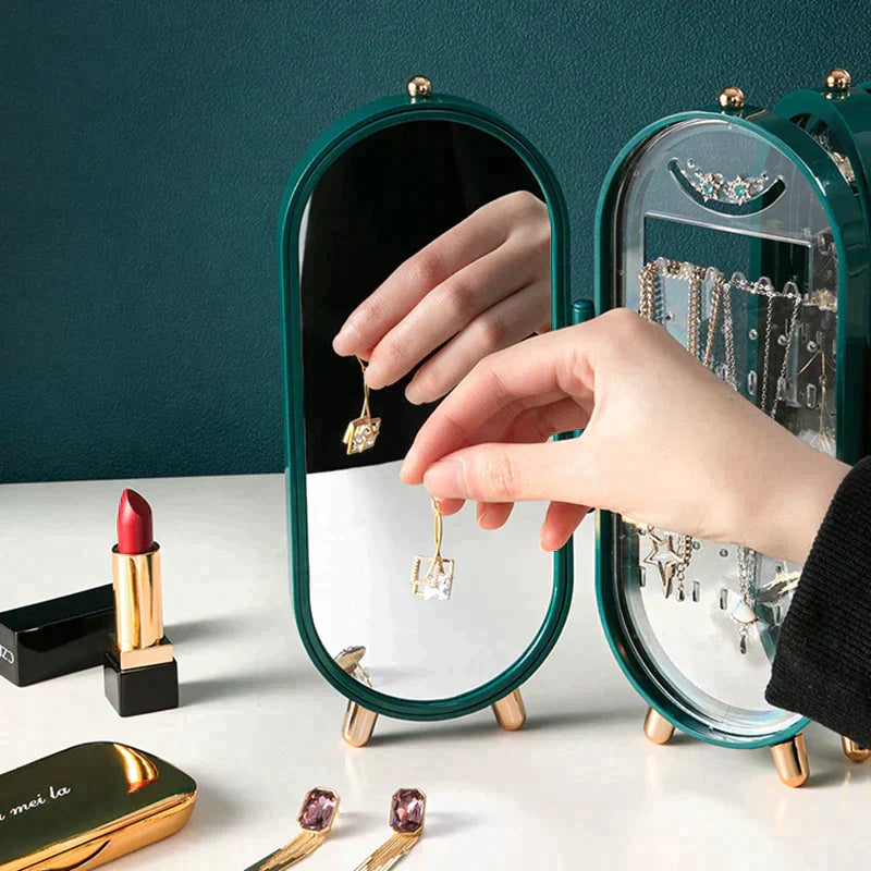 Foldable Jewellery Organizer with Mirror