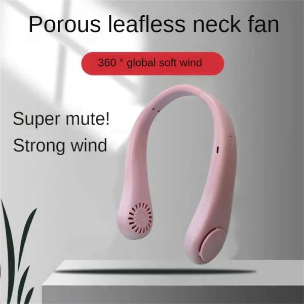Portable Hanging Neck Fan Rechargeable | Rechargeable Cooling Fan (random Color)