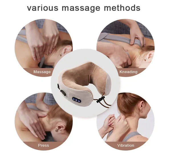 Neck Cushion Massager – USB Charging Massage Pillow